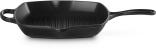 Le Creuset Grillpfanne Signature quadratisch in schwarz
