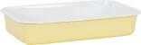 Kockums Backform aus Emaille in gelb citrin