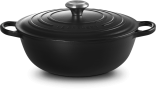 Le Creuset Familientopf La Marmite aus Gusseisen in schwarz