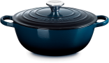 Le Creuset Familientopf La Marmite aus Gusseisen in nuit