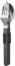 Mepal Besteckset SILUETA 3-teilig in nordic black