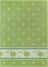 Kracht Jacquard-Küchentuch ÄPFEL aus Halbleinen, 3er Set