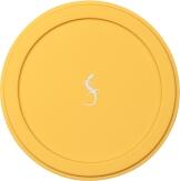 Lurch Joghurt-Deckel Silikon in lemonade, 8er Set