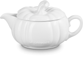 Le Creuset Sauciere Kürbis mit Deckel in white