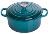 Le Creuset Bräter Signature rund in deep teal