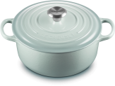 Le Creuset Bräter Signature rund in sea salt