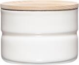 Riess Vorratsdose aus Emaille mit Deckel in weiß