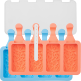 Lurch Popsicle IceForm Triangle in aquamarine/peach, 2er Set