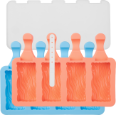 Lurch Popsicle IceForm Wave in aquamarine/peach, 2er Set