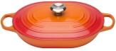 Le Creuset Oblong Signature in ofenrot