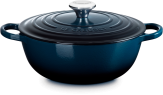 Le Creuset Familientopf La Marmite aus Gusseisen in nuit