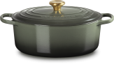 Le Creuset Bräter Signature oval in thyme
