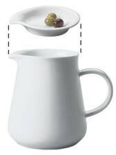 Kahla Five Senses Maxi-Dip 13 cm in weiß