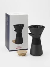 Stelton Kaffeefilterkanne Theo in schwarz, 0,6 Liter