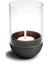 höfats GRAVITY CANDLE Windlicht, schwarz