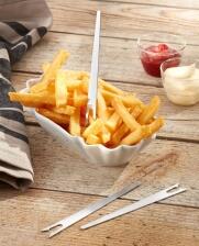 triangle Pommes- und Antipastigabel upcycled