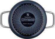 WMF Fusiontec Essential Cooking Pot Large 24 cm Glass Lid Stewing Pot Induction 4.4 L High-Tech Ceramic Scratch-Resistant Uncoated Grey Made in Germany