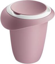 Westmark Quirltopf mit zweigeteiltem Deckel in rosa-wei&szlig;