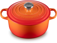 Le Creuset Bräter Signature rund in ofenrot