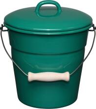 Ciotola Smaltata Riess 22 Cm Nature Green Dark | Pentola In Acciaio Svasata Per Induzione, Artigianale Austriaca, Adatta A Tutti I Fuochi