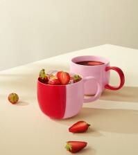 ASA Henkelbecher Joy in strawberry smoothie