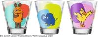 Leonardo Trinkglas BAMBINI 6 Stück sortiert 215 ml Maus, Elefant, Ente