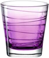 Leonardo Trinkglas VARIO STRUTTURA 250 ml violett, 6er-Set