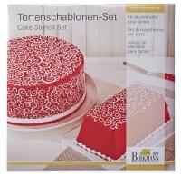 Birkmann Torten Schablonen-Set Kringel, 2-teilig