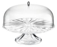 Guzzini Tortenplatte mit Fuß und Haube