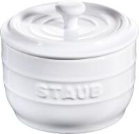 Staub Salzgefäß in weiß