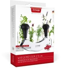 triangle Wiegemesser 23 cm, zweischneidig, geh&auml;rtet