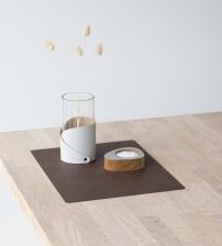 Lind DNA Tischset Rectangle M Nupo, 4er-Set in Dark Brown