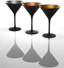 St&ouml;lzle Cocktailschale Elements Metallic im 6er-Set in schwarz-bronze