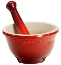 Le Creuset Mörser in kirschrot