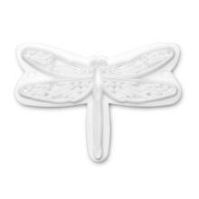 Städter Kunststoff-Ausstecher-Form Libelle 6,5 cm Weiß