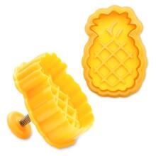 Städter Kunststoff-Ausstecher-Form Ananas 5 cm Gelb
