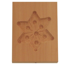 Städter Holzserie Stern 5,5 x 8 cm