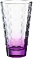 Leonardo Trinkglas OPTIC 300 ml violett, 6er-Set