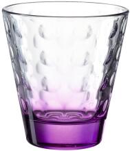 Leonardo Trinkglas OPTIC 215 ml violett, 6er-Set
