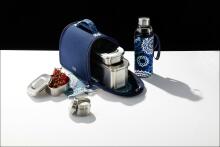 Lurch Lunch-Bag mit Serviette 35x35cm blue moon