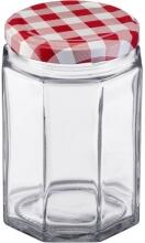 Westmark Einmachglas mit Schraubdeckel eckig 288 ml, 6er Set