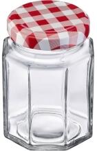 Westmark Einmachglas mit Schraubdeckel eckig 191 ml, 6er Set