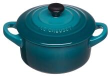 Le Creuset Mini Cocotte in deep teal