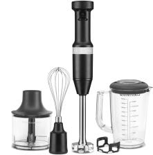 KitchenAid Stabmixer Set in mattschwarz, mit Kabel