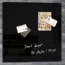 Sigel Glas-Magnetboard artverum&reg; schwarz, 48 x 48 cm