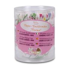 St&auml;dter Papierform Blumengarten &oslash; 3/4 cm / H 2 cm Mini 100 St&uuml;ck