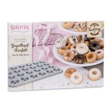 Städter Back-Set Gugelhupf 38 x 26 cm Silber Konfekt
