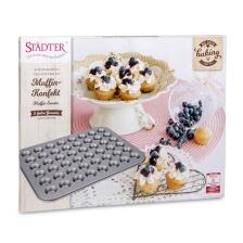 Städter Back-Set Muffin 40 x 31 cm Silber Konfekt