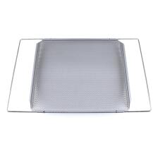 Städter Backform Herdbackblech 40 x 35 cm Silber mit Spezial-Lochung