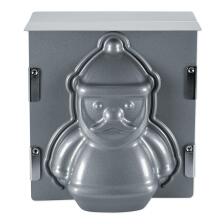 St&auml;dter Backform Santa Claus 19 x 21 x 12 cm Silber 3D-Backform 1.000 ml